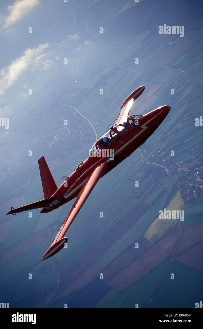 FOUGA MAGISTER JET AEREI DI FORMAZIONE Foto Stock