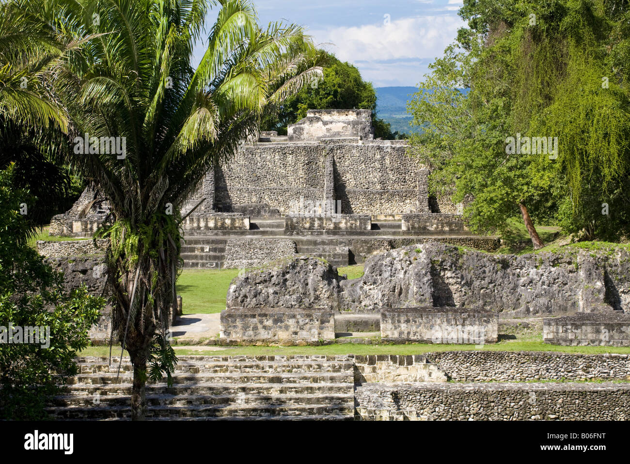 Belize, San Ignacio, Xunantunich rovine Foto Stock