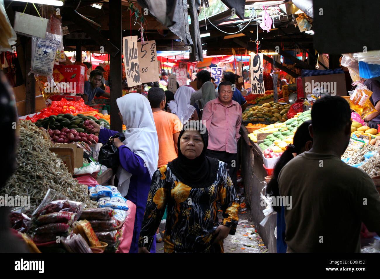 Chow mercato Kit a Kuala Lumpur in Malesia Foto Stock