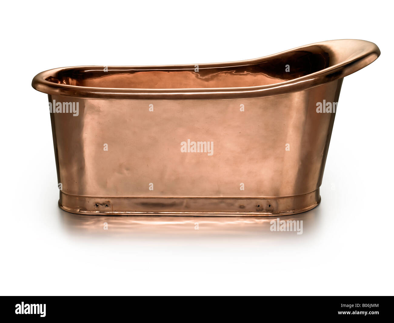 Bagno di rame design pattino Foto Stock