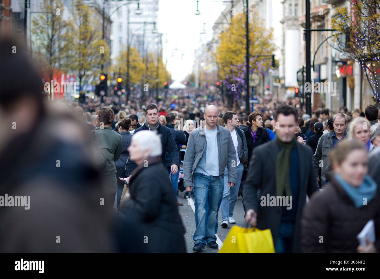 Shopping a Londra Foto Stock