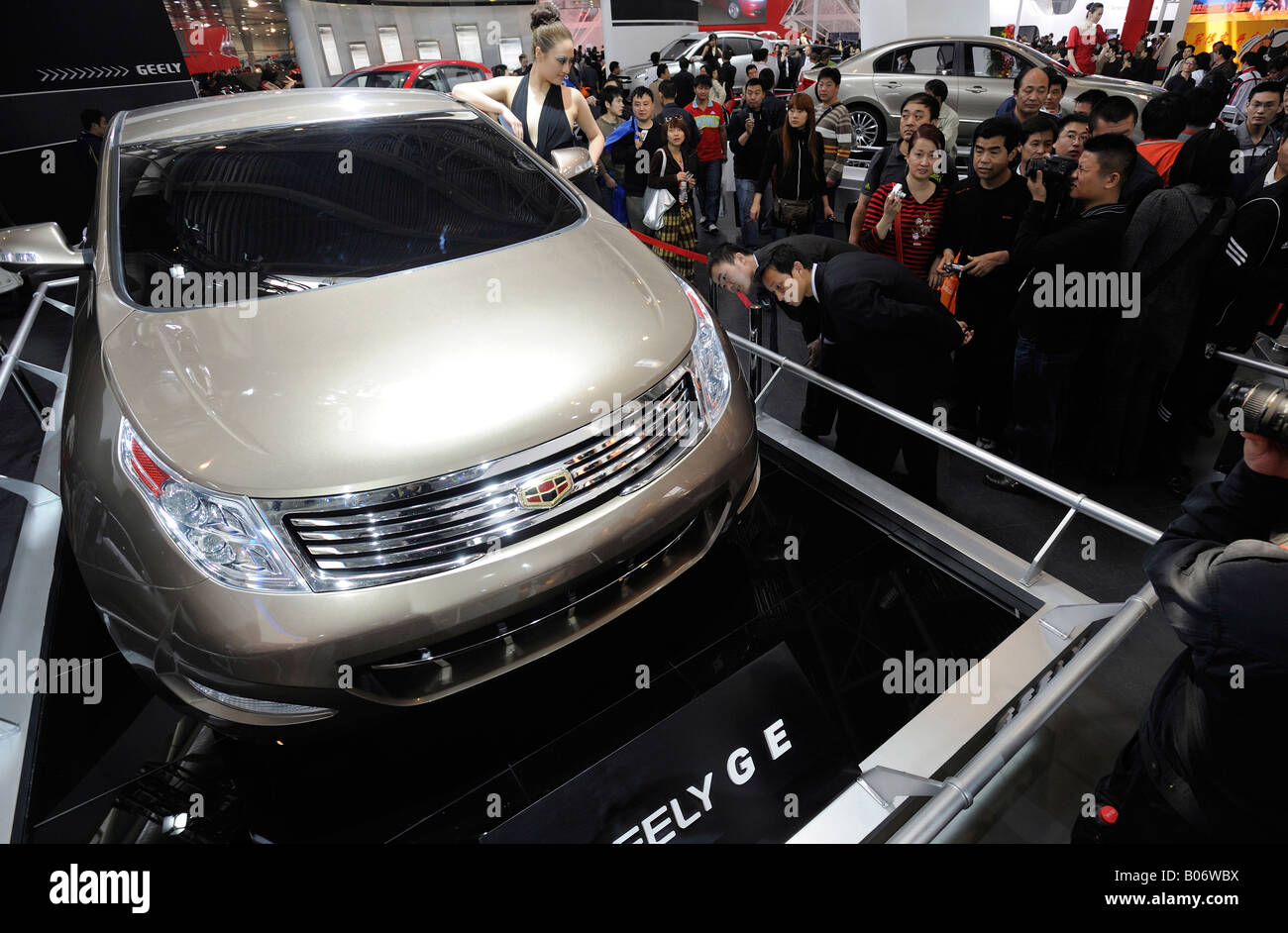 Geely GE presso l'Auto China 2008 a Pechino. 24-Apr-2008 Foto Stock