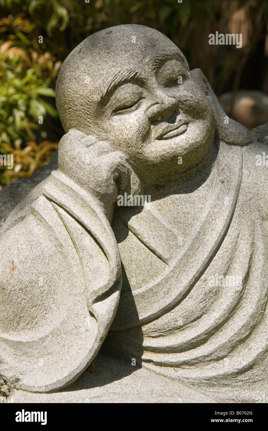 Giappone Miyajima Daishoin Tempio del Buddha di appoggio Foto Stock