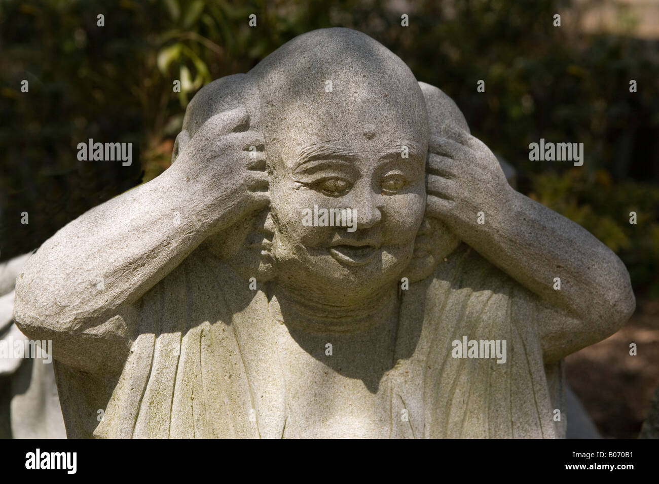 Giappone Miyajima tempio Daishoin Buddha con mal di testa Foto Stock