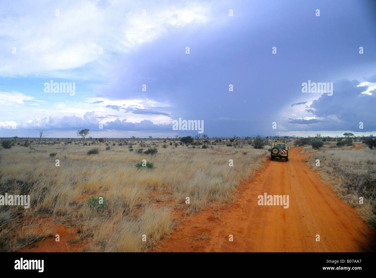 Safari tour bus Kenya Foto Stock