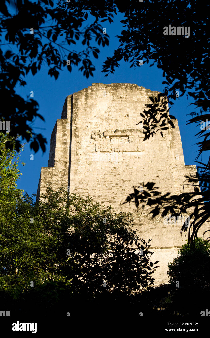 Guatemala, El Petén, Tikal, Tempio 111 Foto Stock