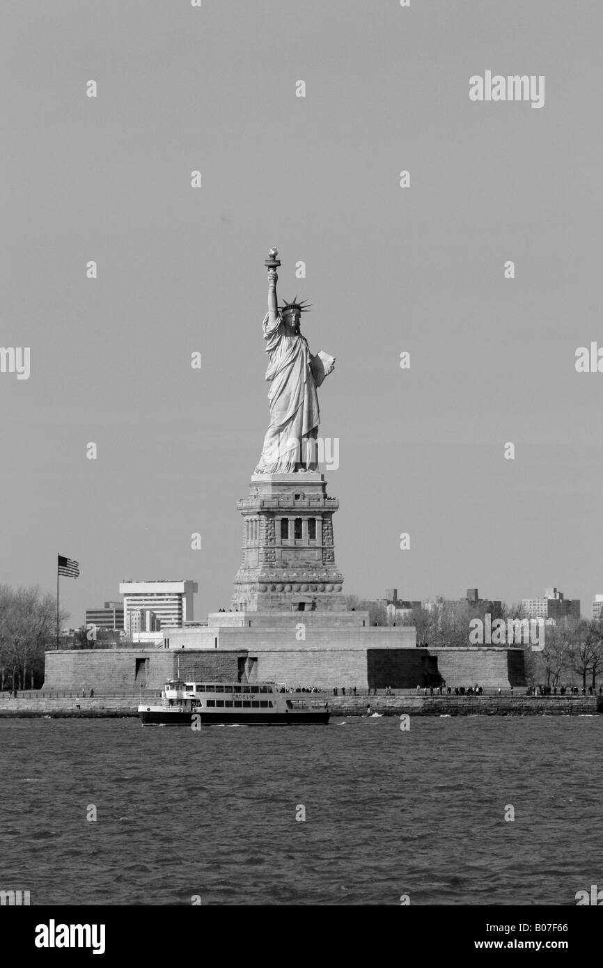 Statua della Libertà di New York City Stati Uniti d'America Foto Stock