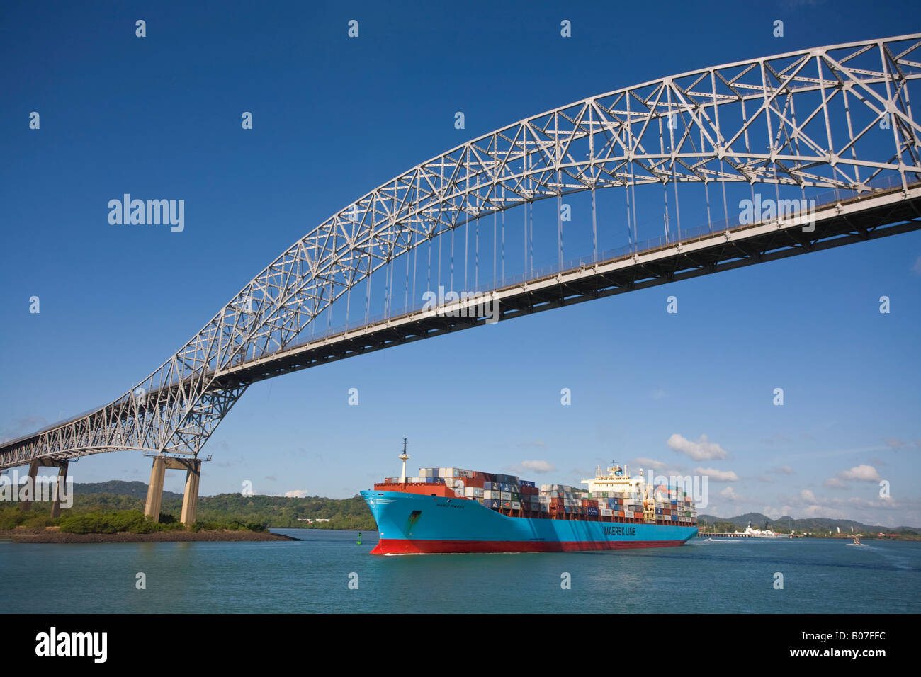 Panama, Panama city, Ponte delle Americhe Foto Stock