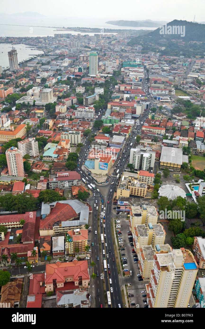 Panama, Panama City, veduta aerea della città Foto Stock