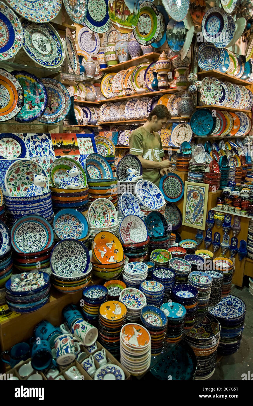 Il Grand Bazaar, Sultanahmet, Istanbul, Turchia Foto Stock