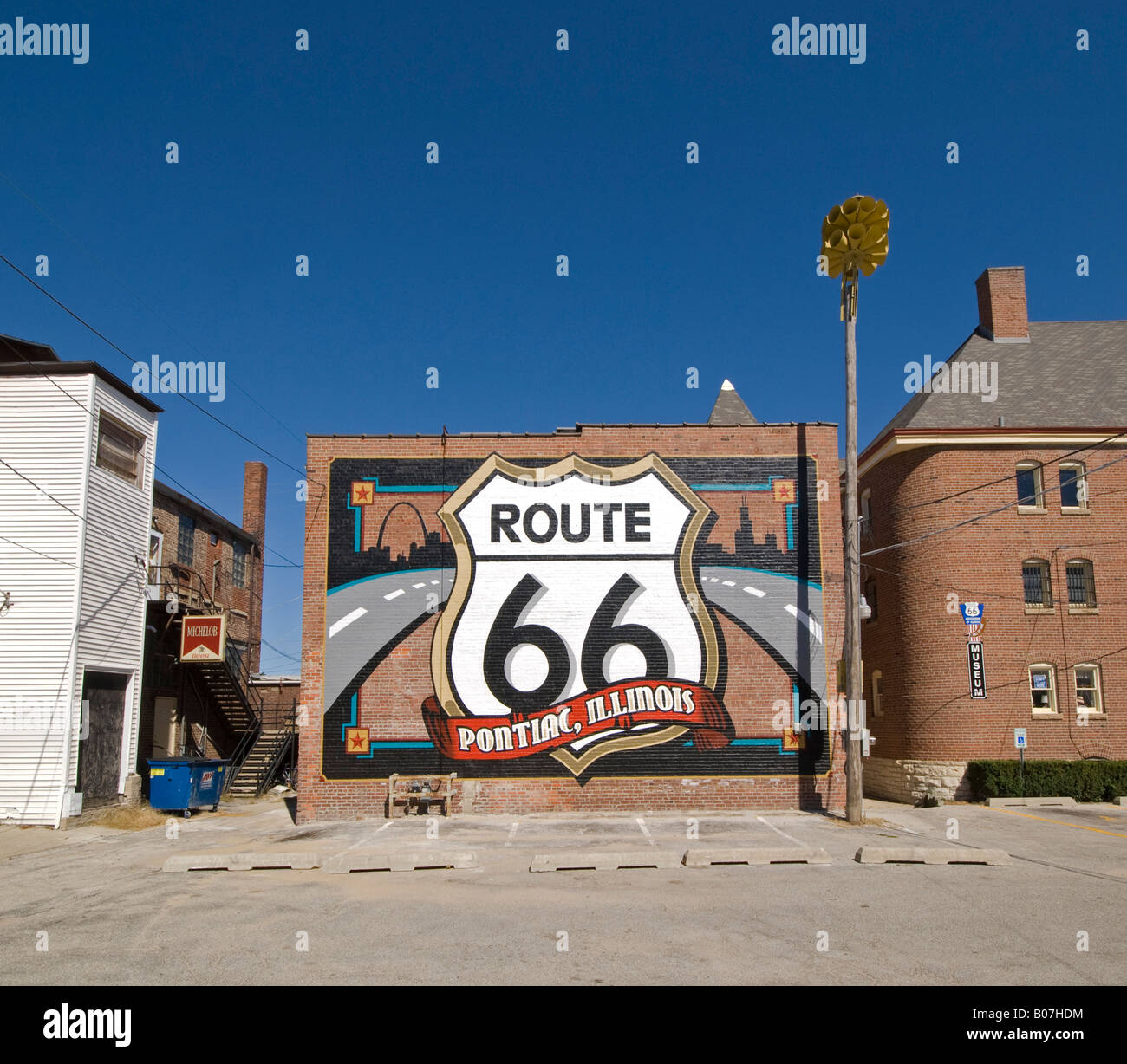 Stati Uniti d'America, Illinois, vecchi Route 66, Pontiac, Museo Foto Stock