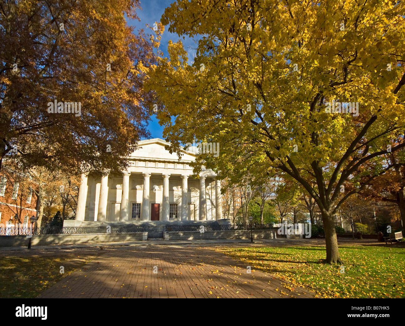 Stati Uniti d'America, Pennsylvania, Philadelphia, ex la seconda banca degli Stati Uniti Edilizia & Philadelphia Custom House Foto Stock