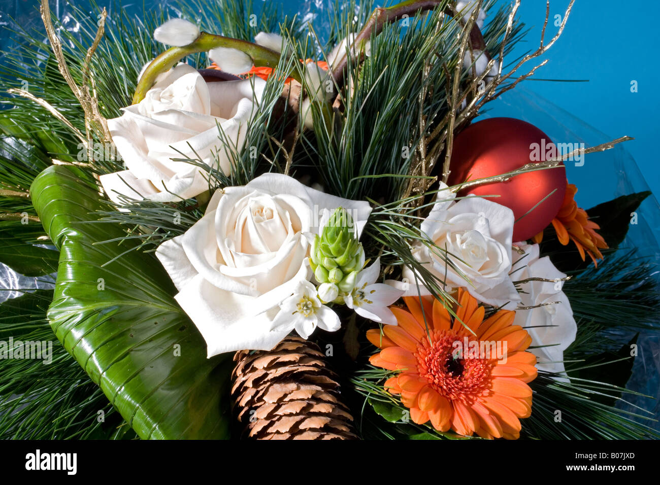 Blumenstrauss mazzetto di bouquet di fiori Foto Stock