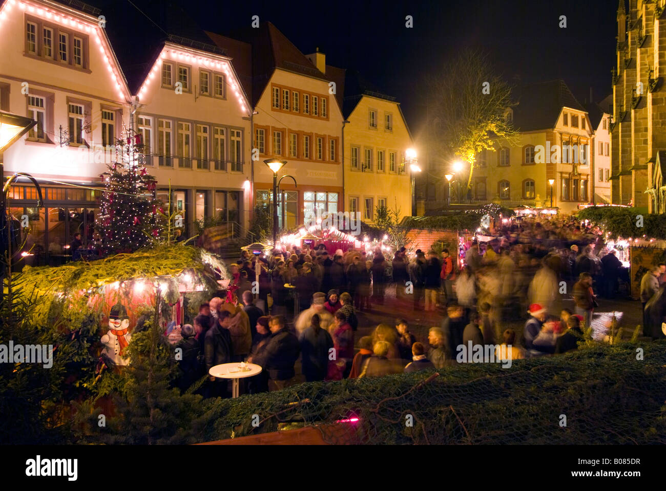 Mercato di Natale, St. Wendel, Germania Foto Stock