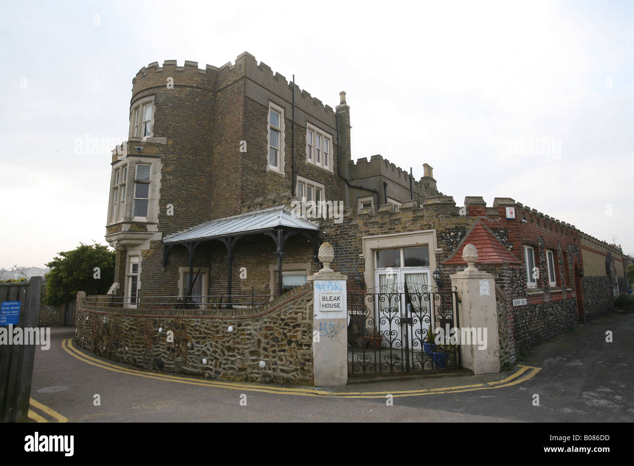 Pic da Paolo Grover Pic mostra Bleak House in Broadstairs sulla costa del Kent Foto Stock