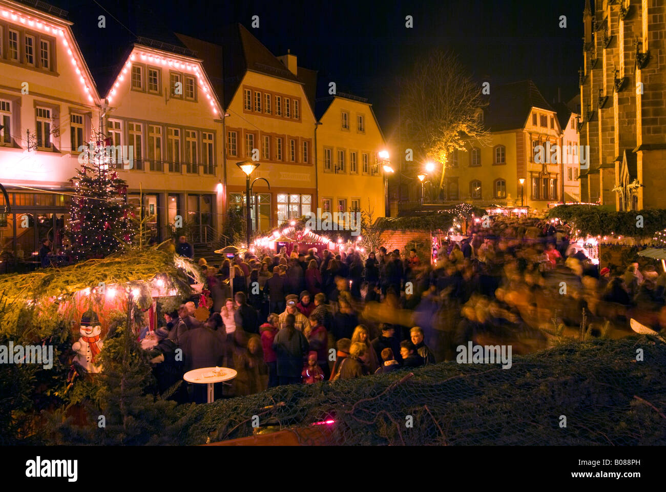 Mercato di Natale, St. Wendel, Germania Foto Stock