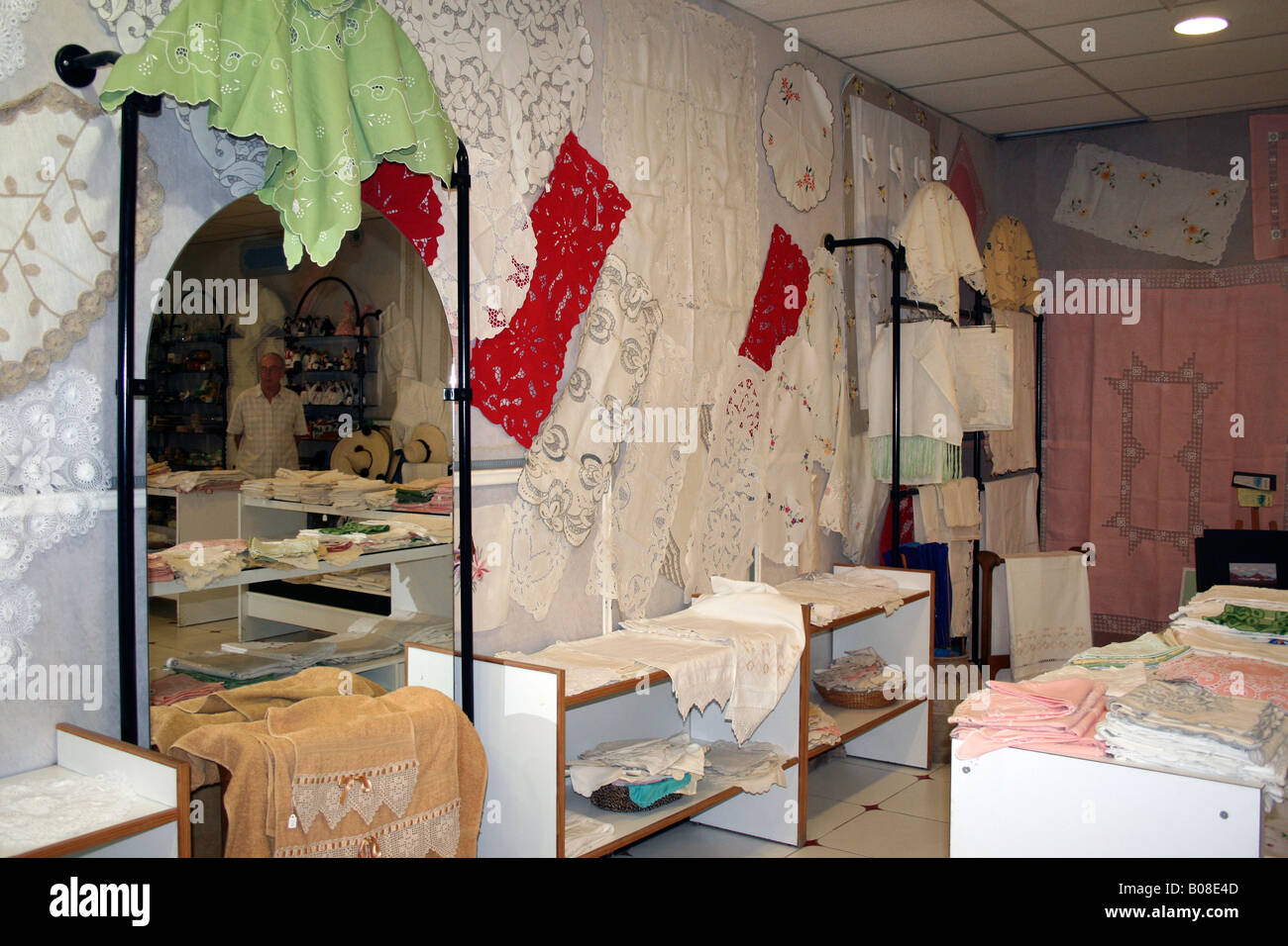 Interno della Bottega Artigiana Lajaras Spagna Foto Stock