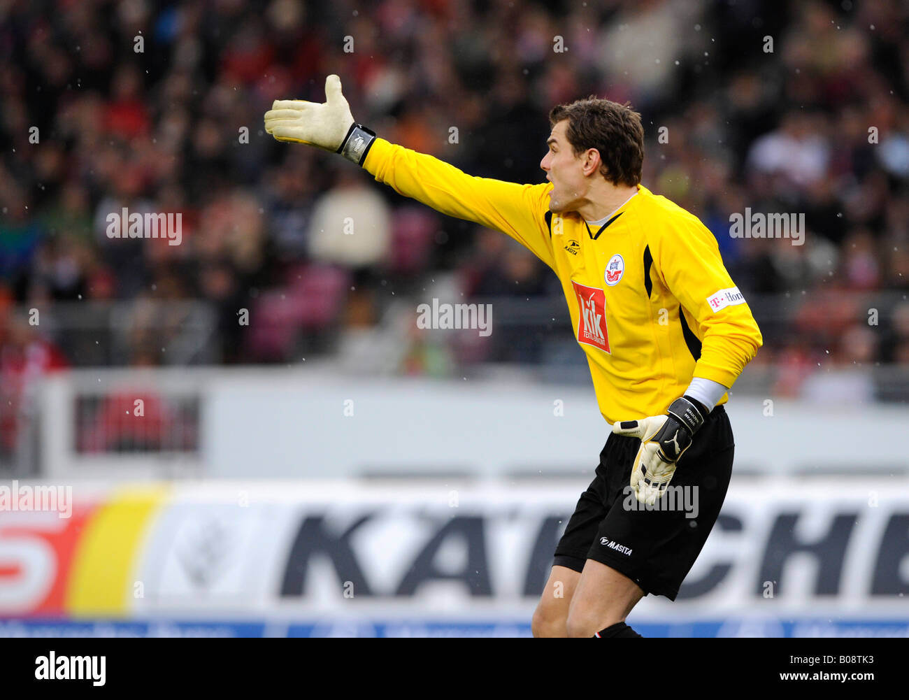 FC Hansa Rostock portiere Stefan WAeCHTER durante una partita di calcio Foto Stock