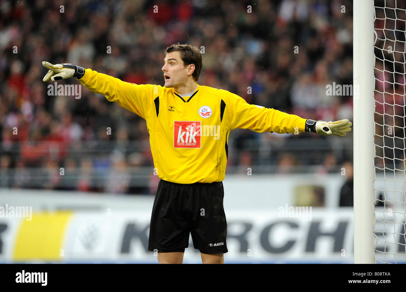 FC Hansa Rostock portiere Stefan WAeCHTER durante una partita di calcio Foto Stock