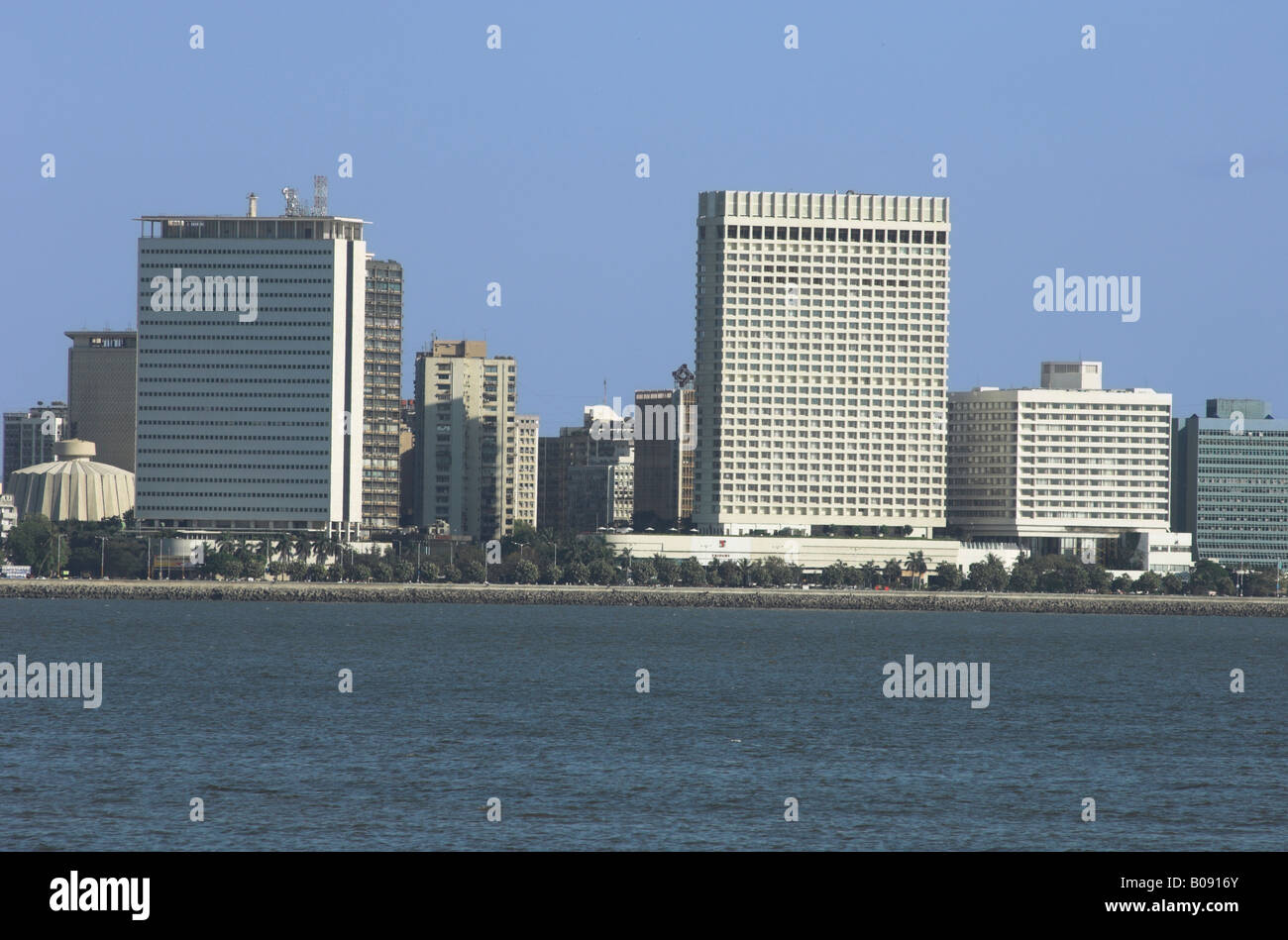 Skyline aziendali e finanziarie centro di Mumbai India Maharashtra Foto Stock