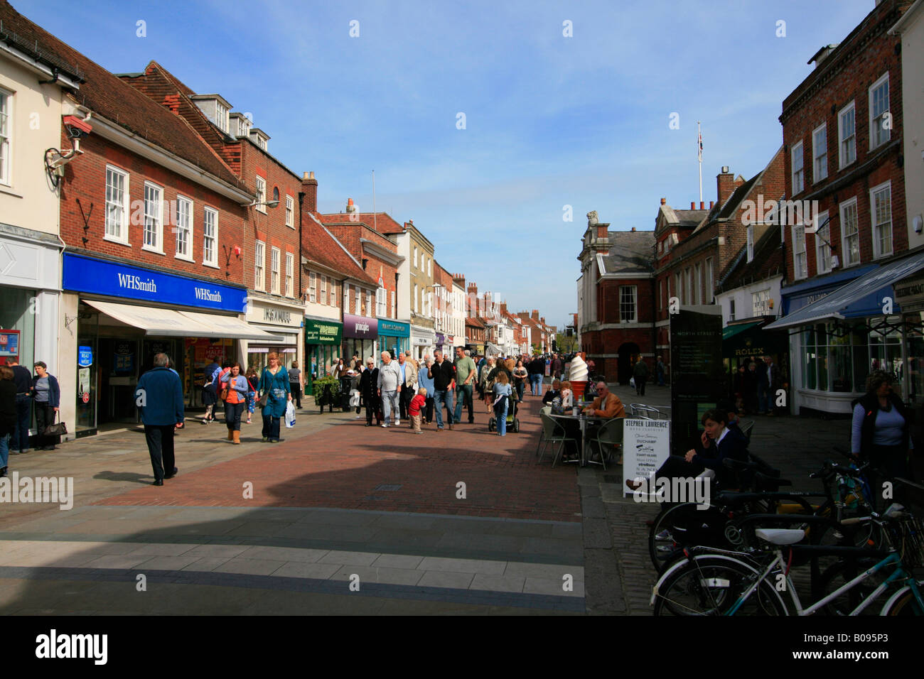 Chichester Town Center West Sussex England Regno unito Gb Foto Stock