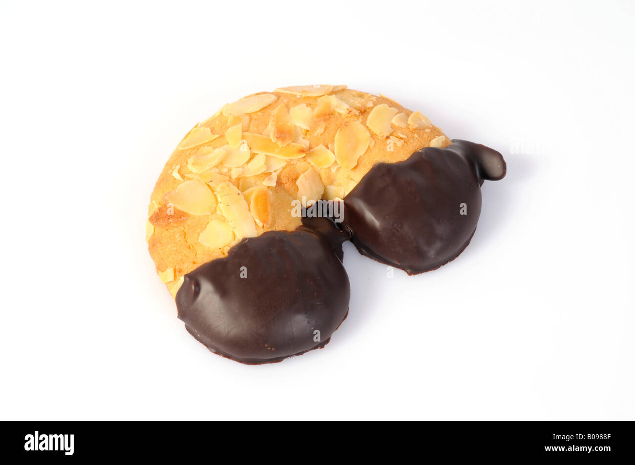Almond crescent cookie, biscotto Foto Stock
