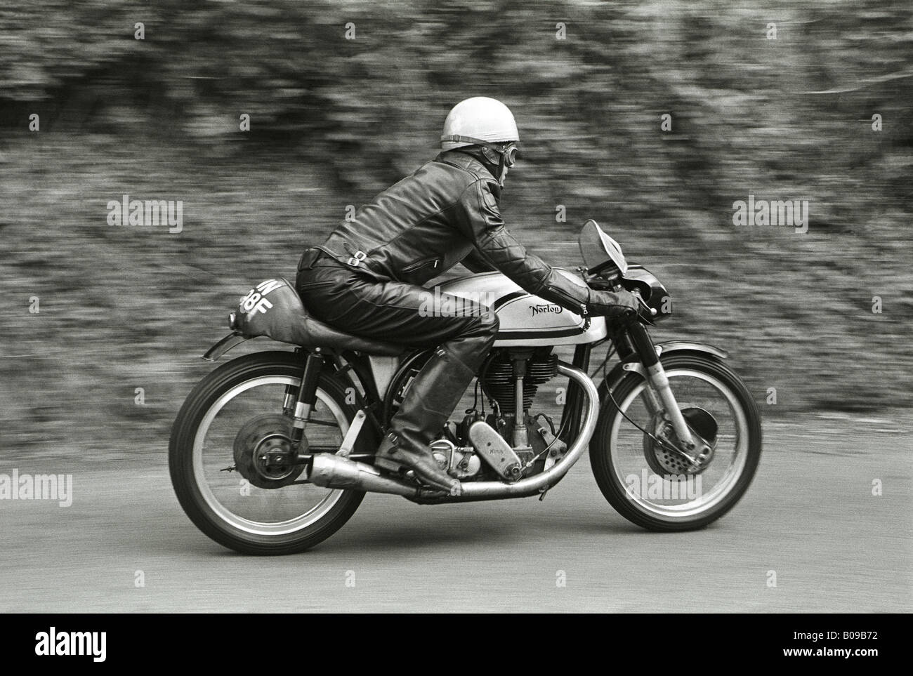 Manx Norton 500cc da corsa FOTO DI DAVID BAGNALL Foto Stock