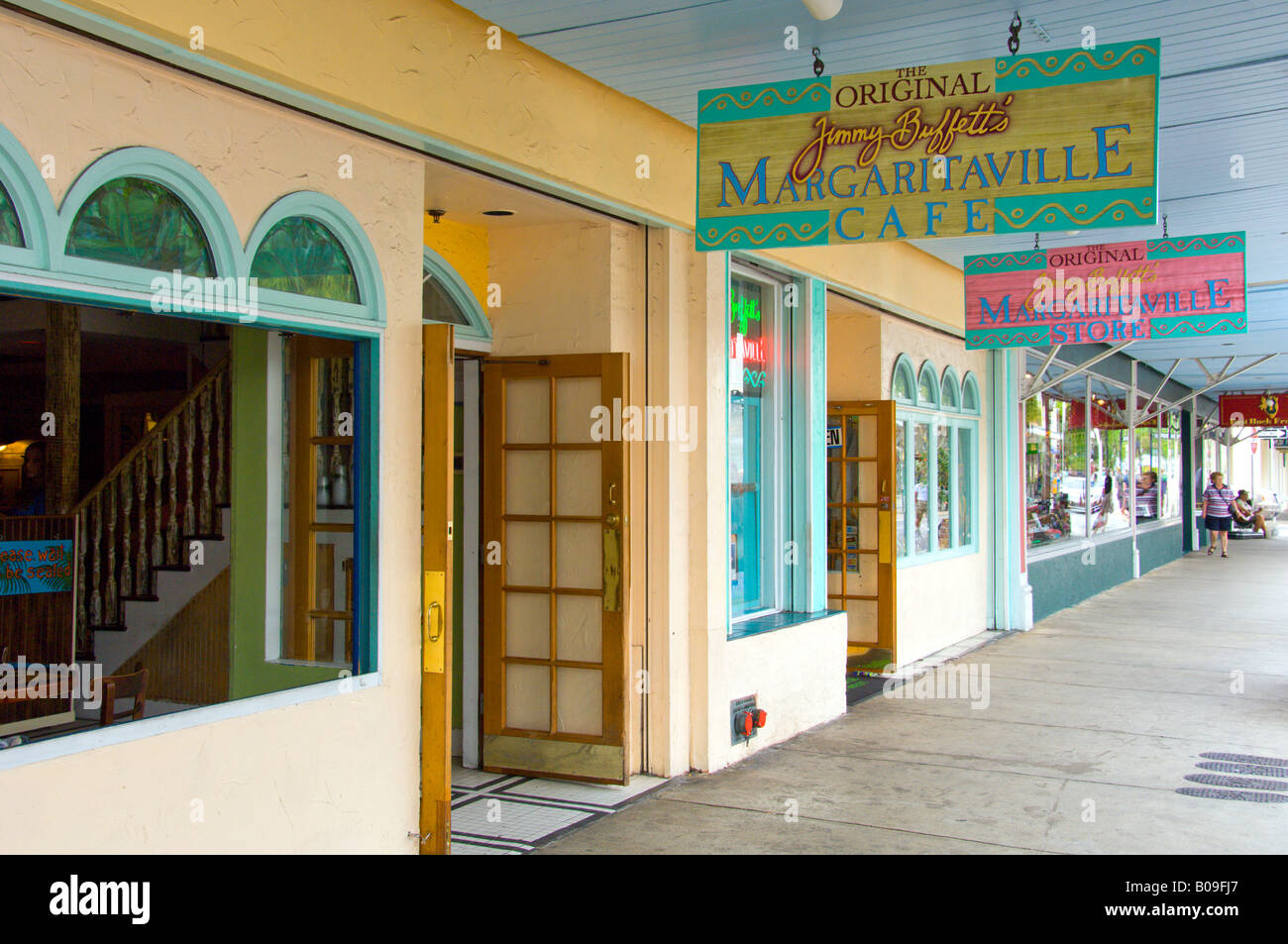 Jimmy Buffet Margaritaville Cafe a Key West Florida USA Foto Stock