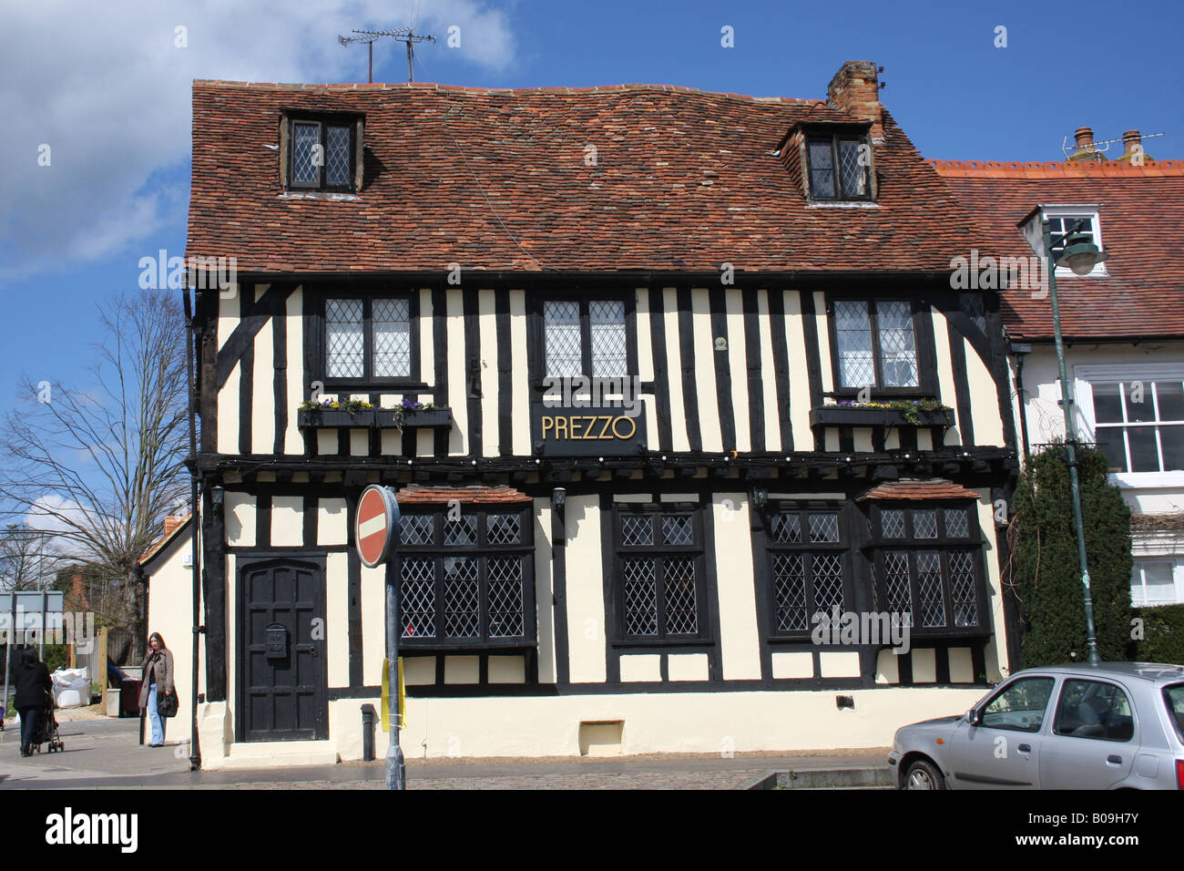 Si tratta di un vecchio edificio in Buckingham in Inghilterra. Foto Stock