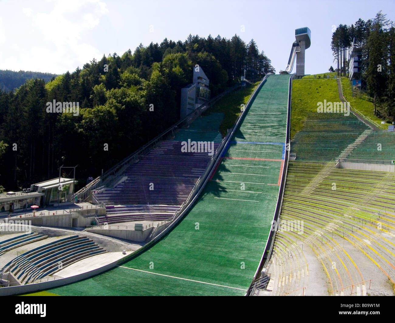 Ski Jump Beriselschanze, Austria, Innsbruck Foto Stock