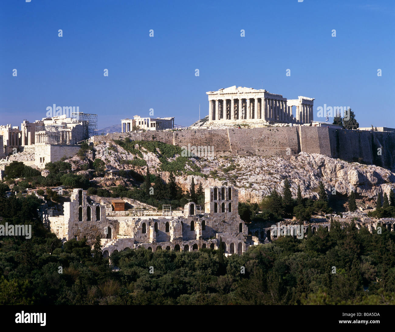 Acropoli, Attica, Atene, Grecia Foto Stock