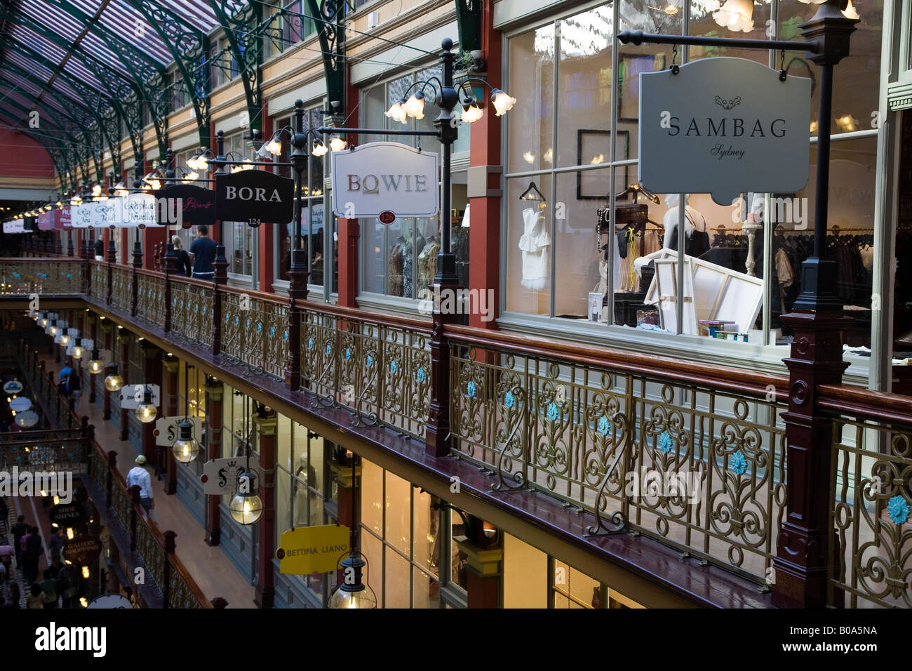 Il trefolo Arcade, Sydney Foto Stock