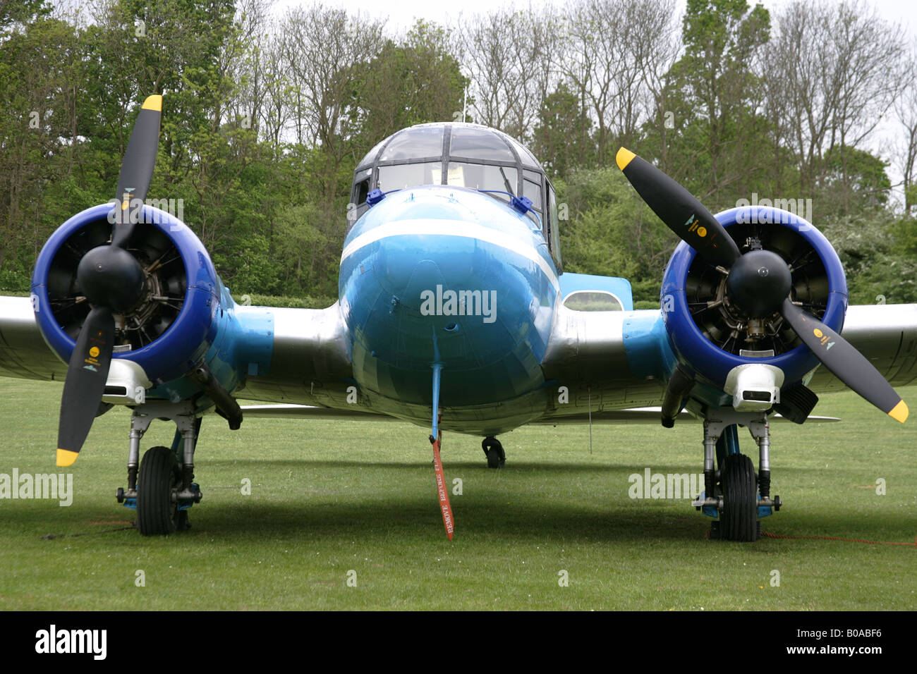 AVRO DICIANNOVE ANSON aereo,SHUTTLEWORTH COLLECTION AT OLD WARDEN AIRFIELD Foto Stock