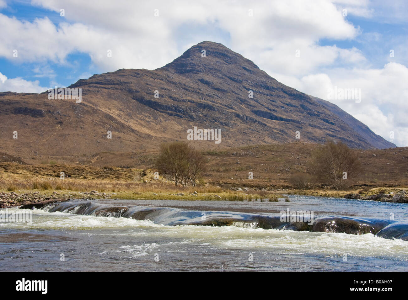 Beinn Damh Mountain Foto Stock