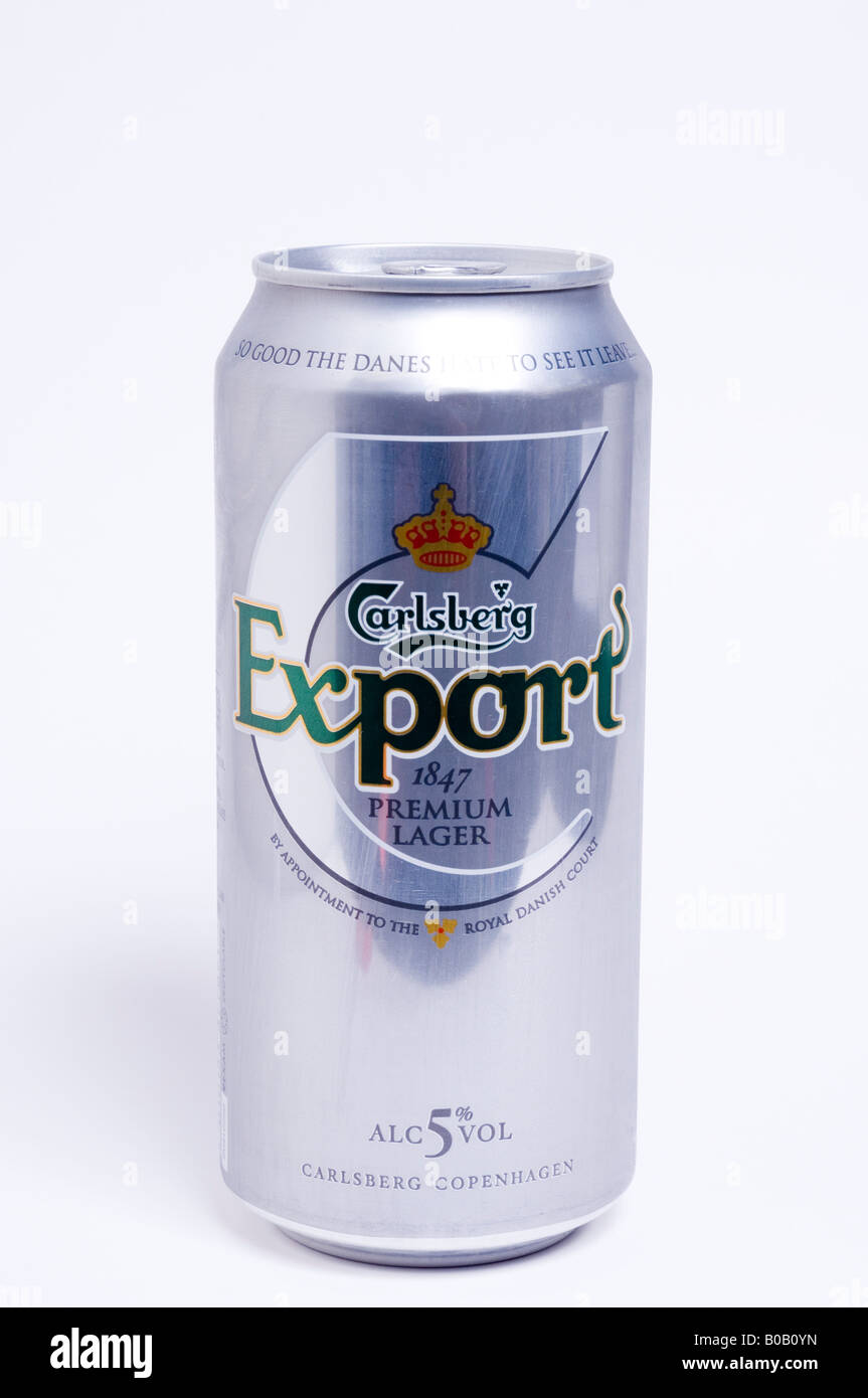 Esportazione di Carlsberg Foto Stock