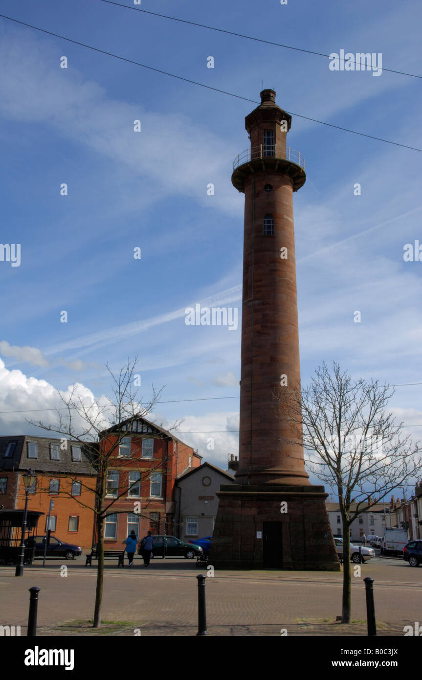 Faro Pharos di Fleetwood Lancashire Foto Stock