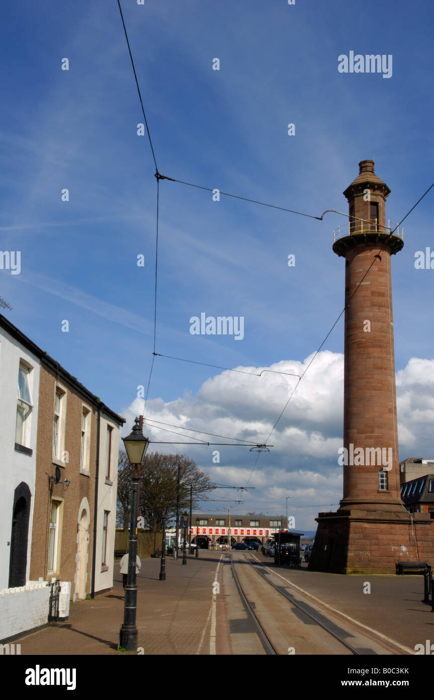 Faro Pharos di Fleetwood Lancashire Foto Stock