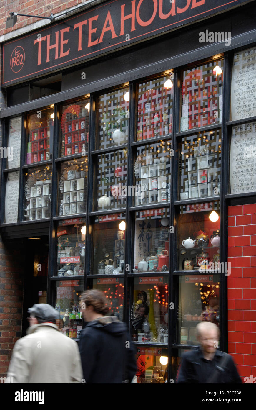 La Casa del Tè ammenda tea shop in Neal Street Covent Garden Londra Inghilterra Foto Stock