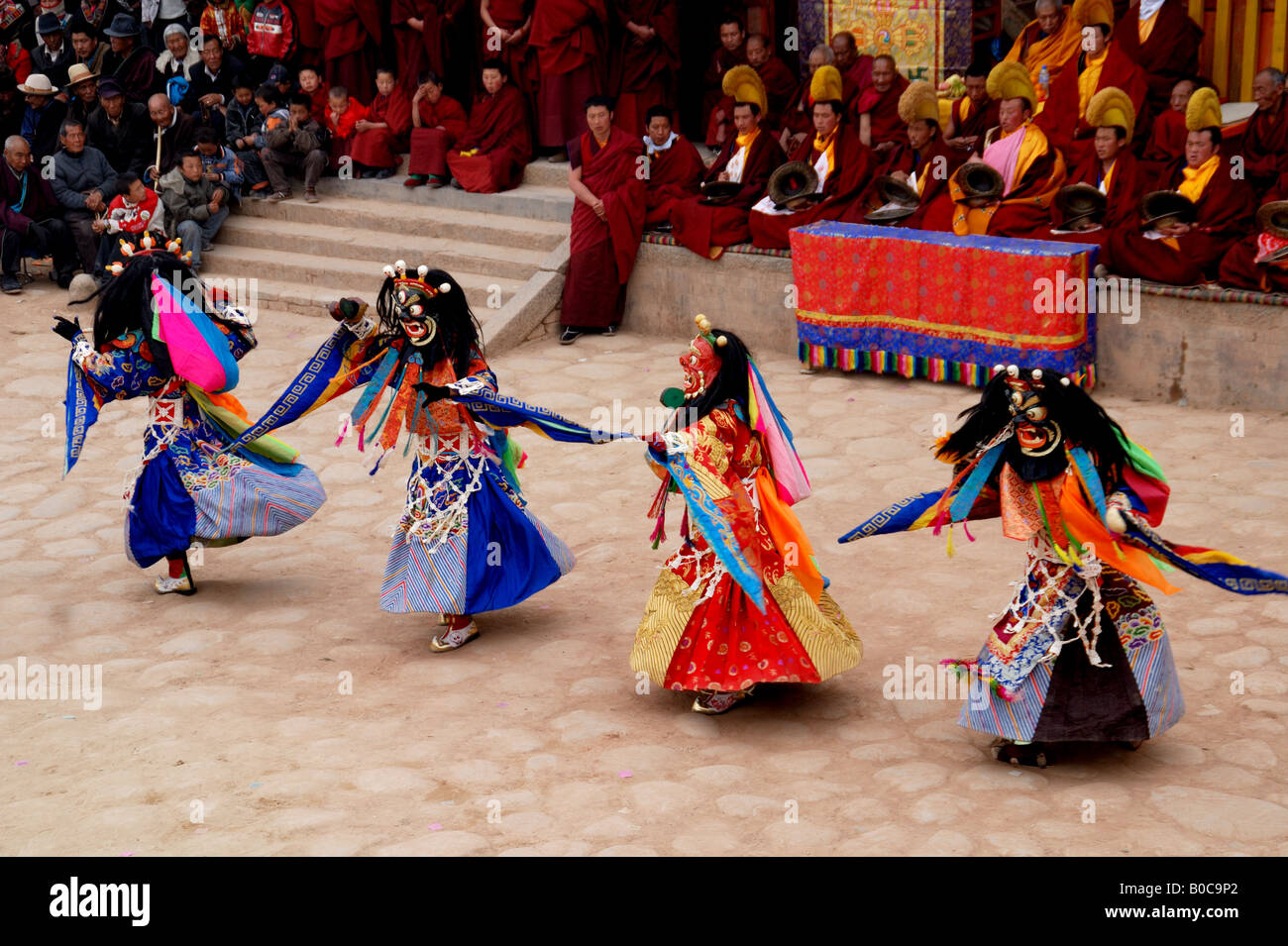 Sette buddiste Festivals Foto Stock