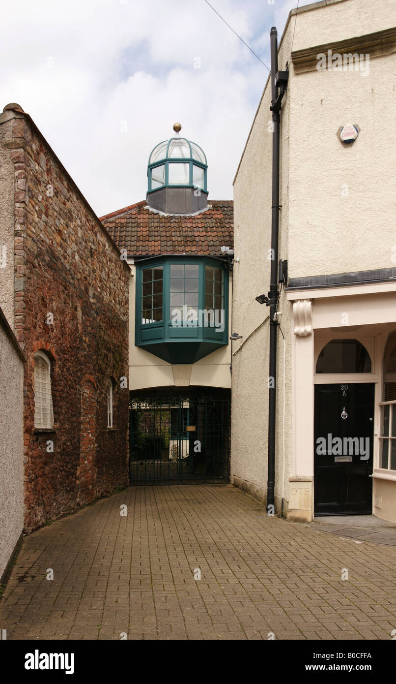 Esempi di architettura di Bristol su Clifton Rd Bristol inghilterra Foto Stock