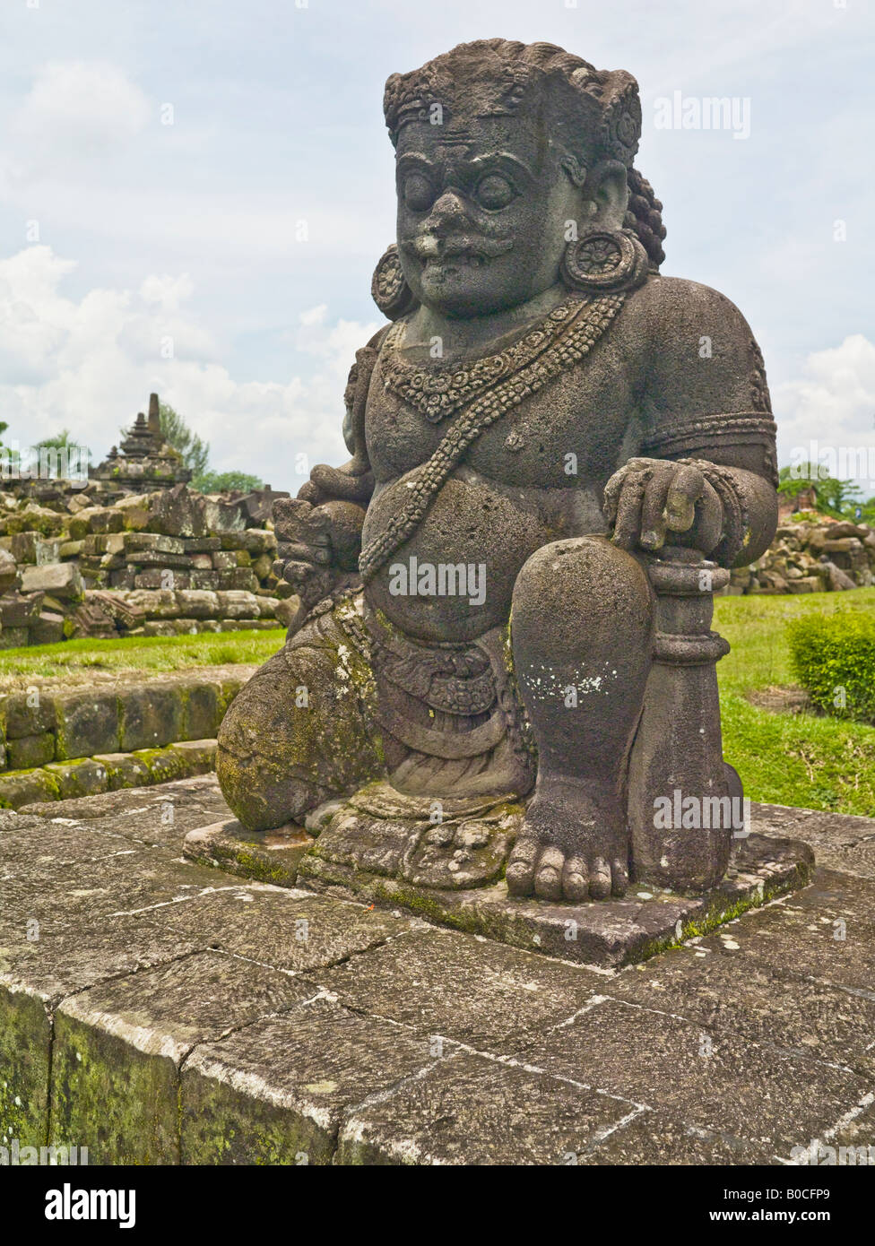 Rakasa guardian, Candi Plaoson, Java, Indonesia Foto Stock