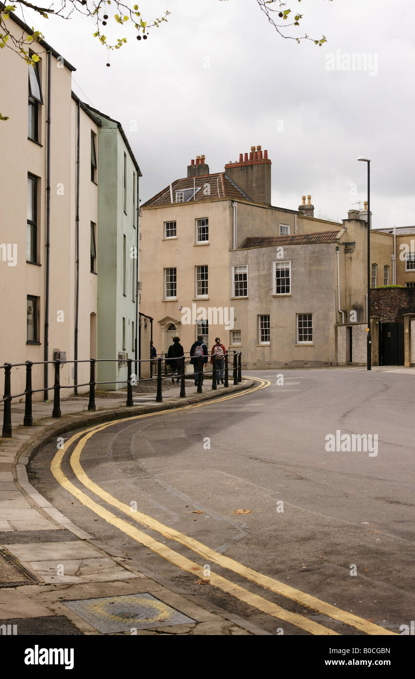 Esempi di architettura di Bristol su Clifton Rd Bristol inghilterra Foto Stock