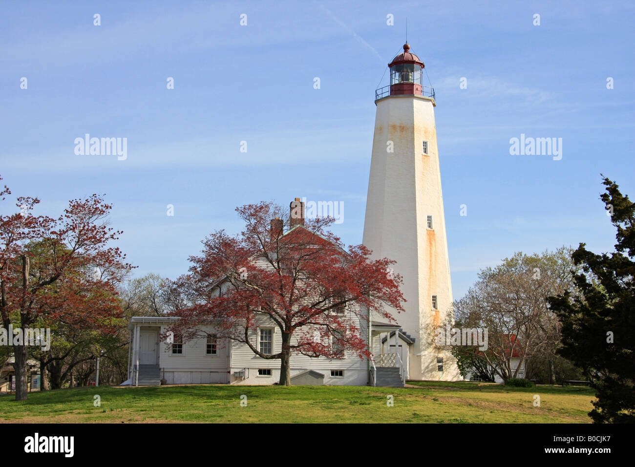 Sandy Hook Lighthouse New Jersey USA Foto Stock