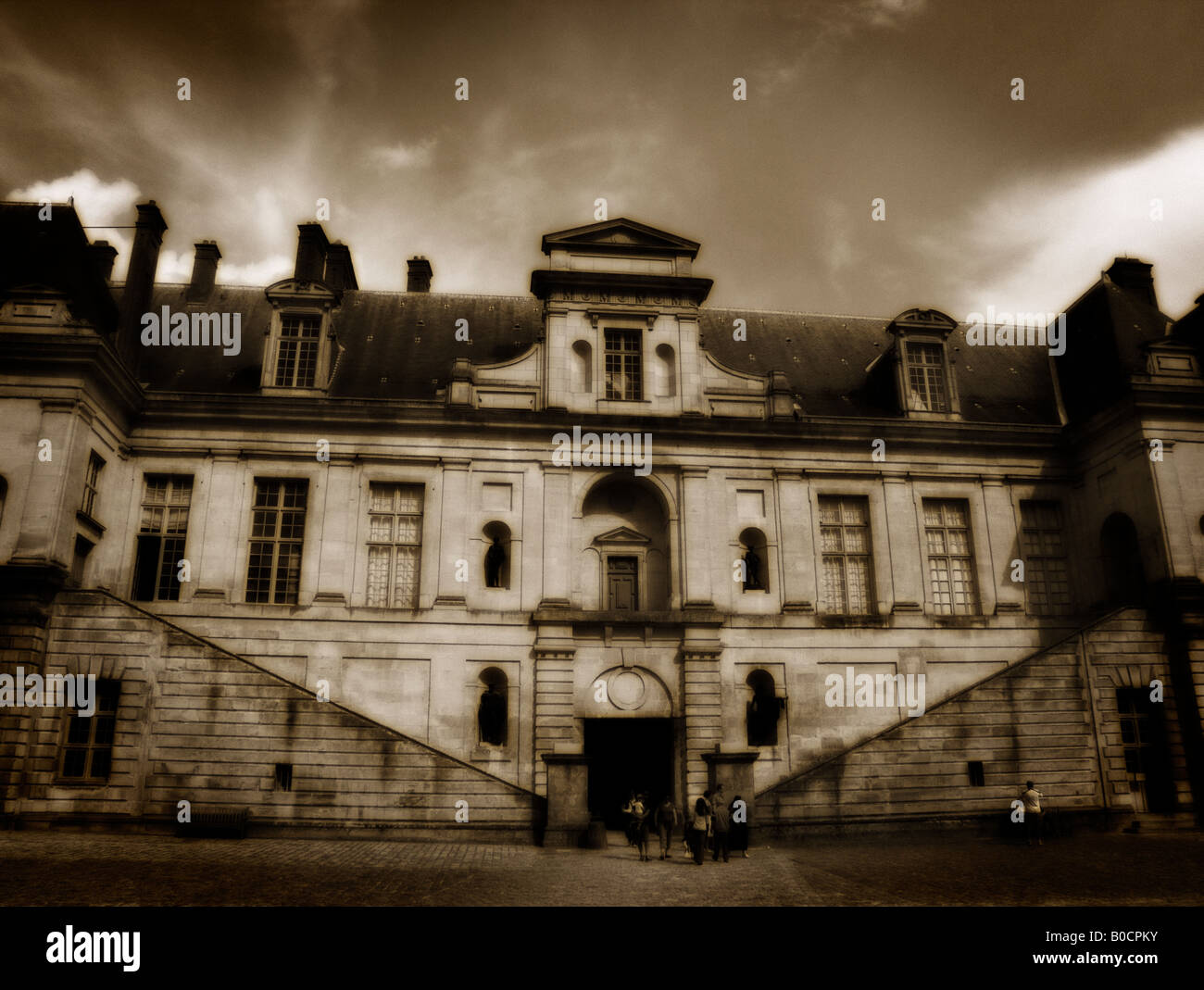 Château de Fontainebleau (castello di Fontainebleau). Seine et Marne departament. Francia Foto Stock