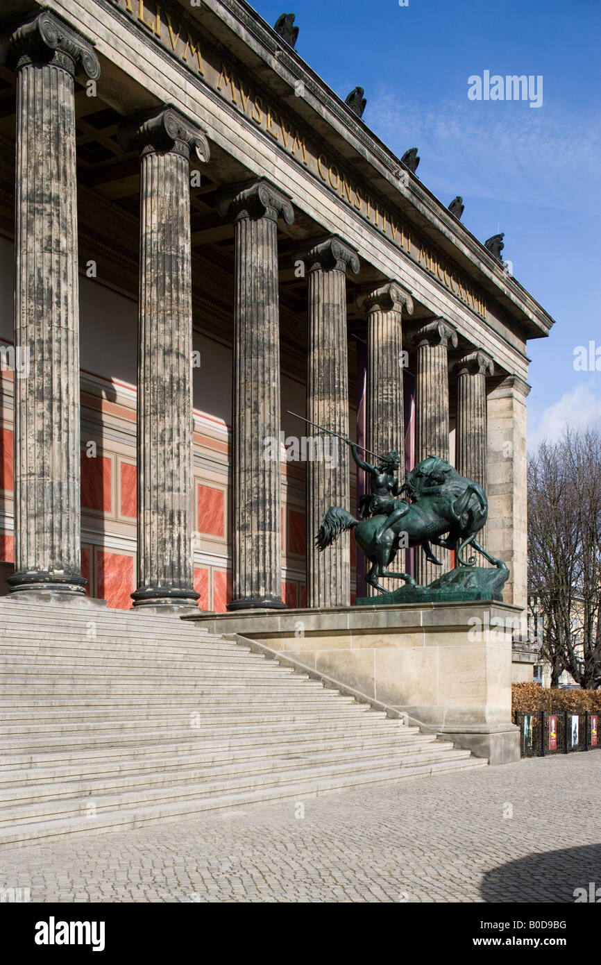 Altes Museum di Berlino. Architetto: Karl Friedrich Schinkel Foto Stock