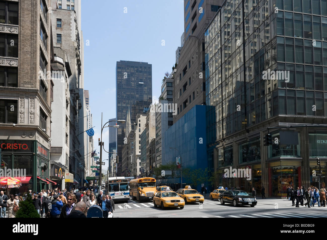 Fifth Avenue, Midtown Manhattan, a New York City Foto Stock