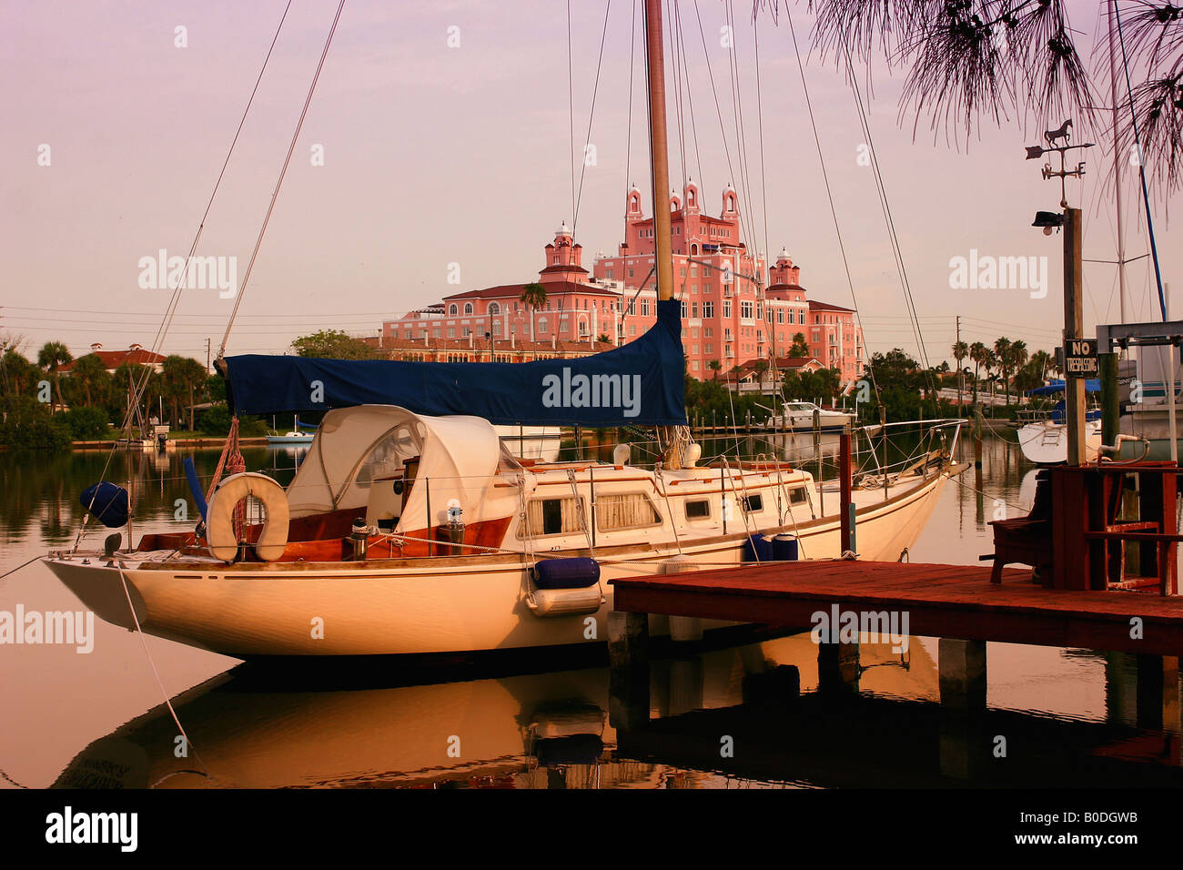 Senic passare una griglia Bayside visualizza Saint Petersburg Florida Foto Stock