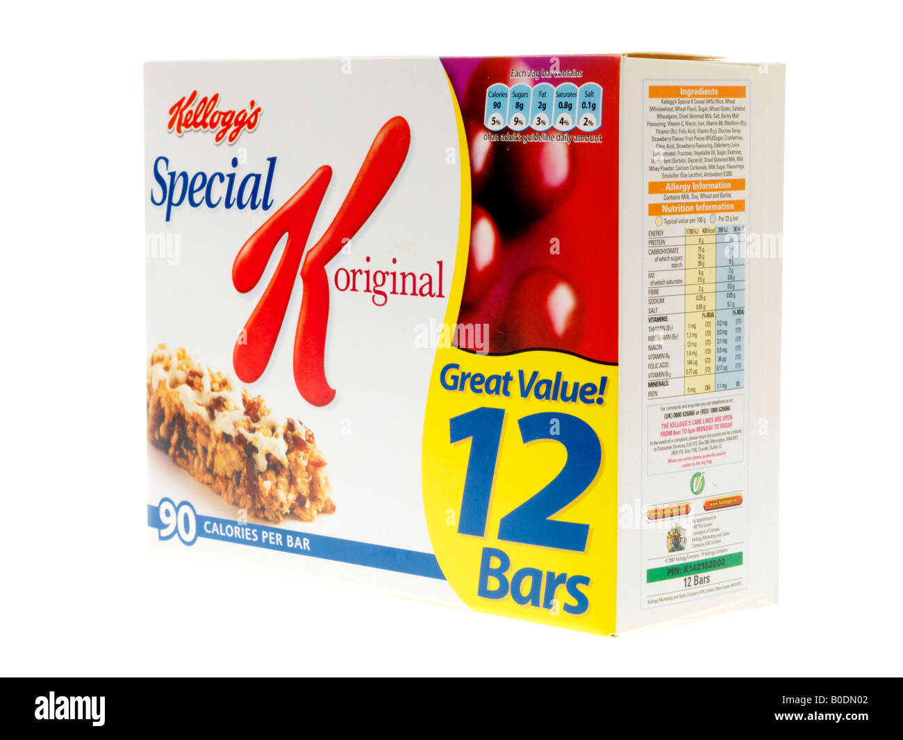 barrette di cereali Foto Stock