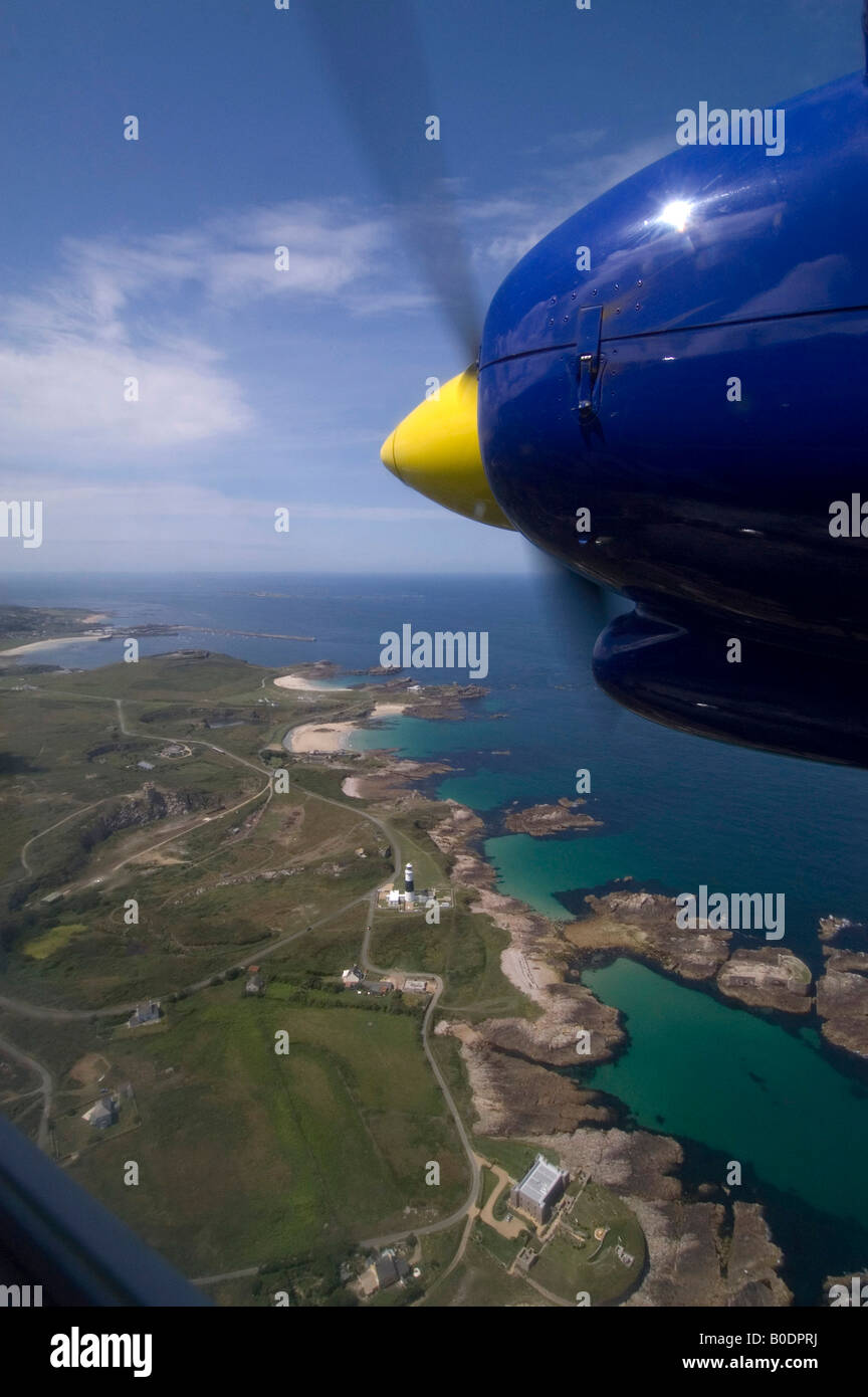 L'isola di Alderney nelle isole Channel Regno Unito foto da Andrew Hasson 18 Luglio 2004 Foto Stock