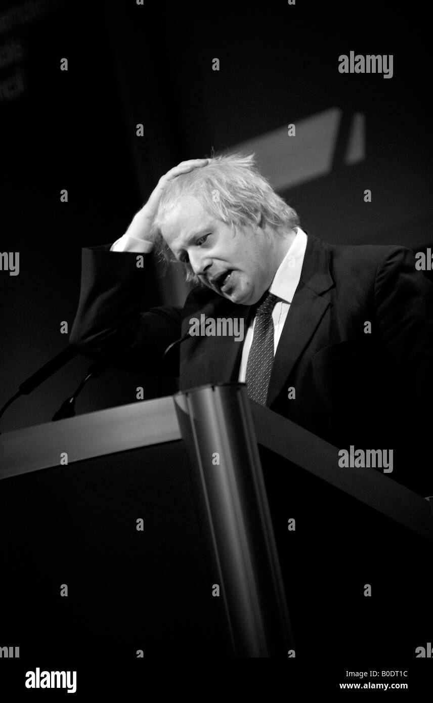 Boris Johnson Henley MP sindaco di Londra conservatore Foto Stock